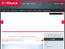 Tablet Screenshot of klinok.de